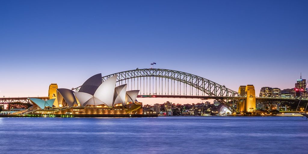 Sydney Opera House and Harbor Bridge