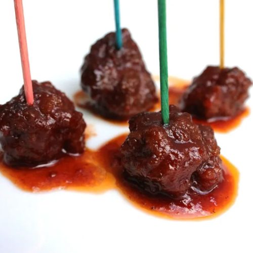 BBQ and Grape Jelly Meatballs