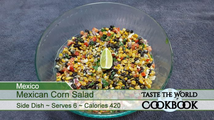 Fresh Grilled Mexican Corn Salad