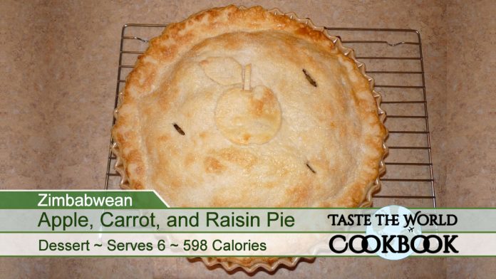 Apple, Carrot, and Raisin Pie
