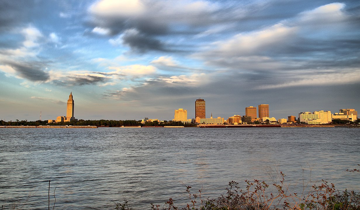 This is an image of the Baton Rouge skyline in 2013.