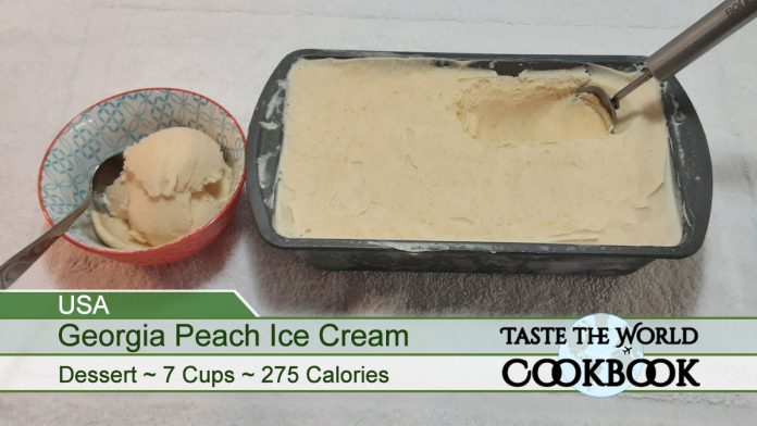 Georgia Peach Ice Cream