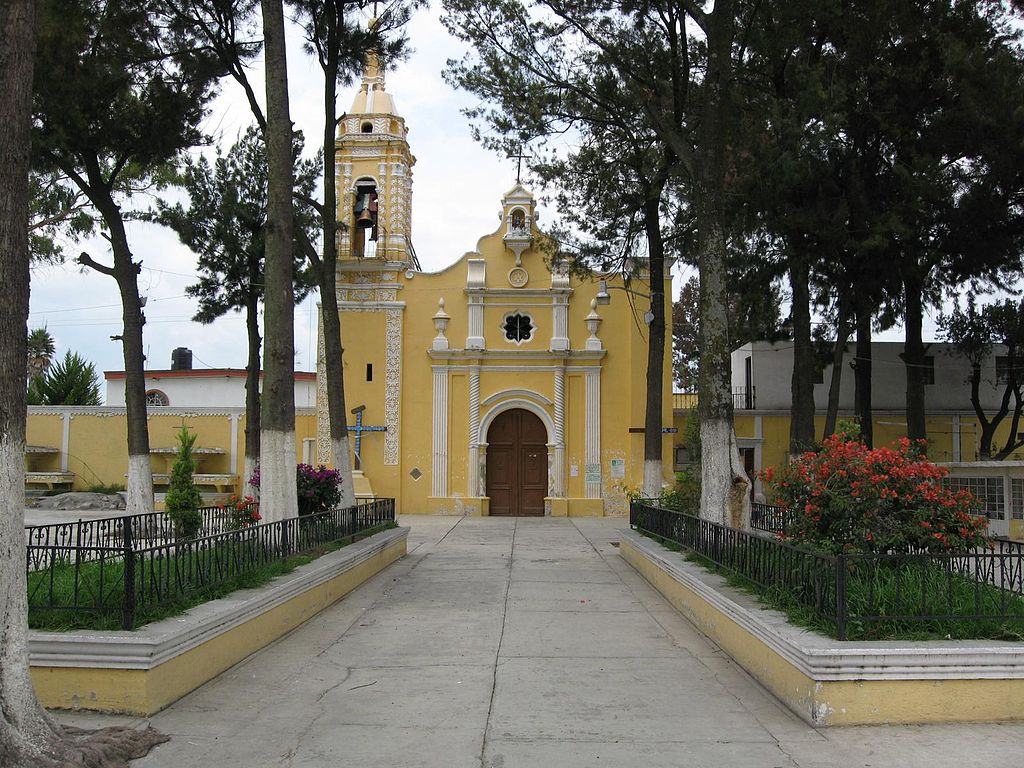 Iglesia catolica-Tocuila Texcoco Mexico