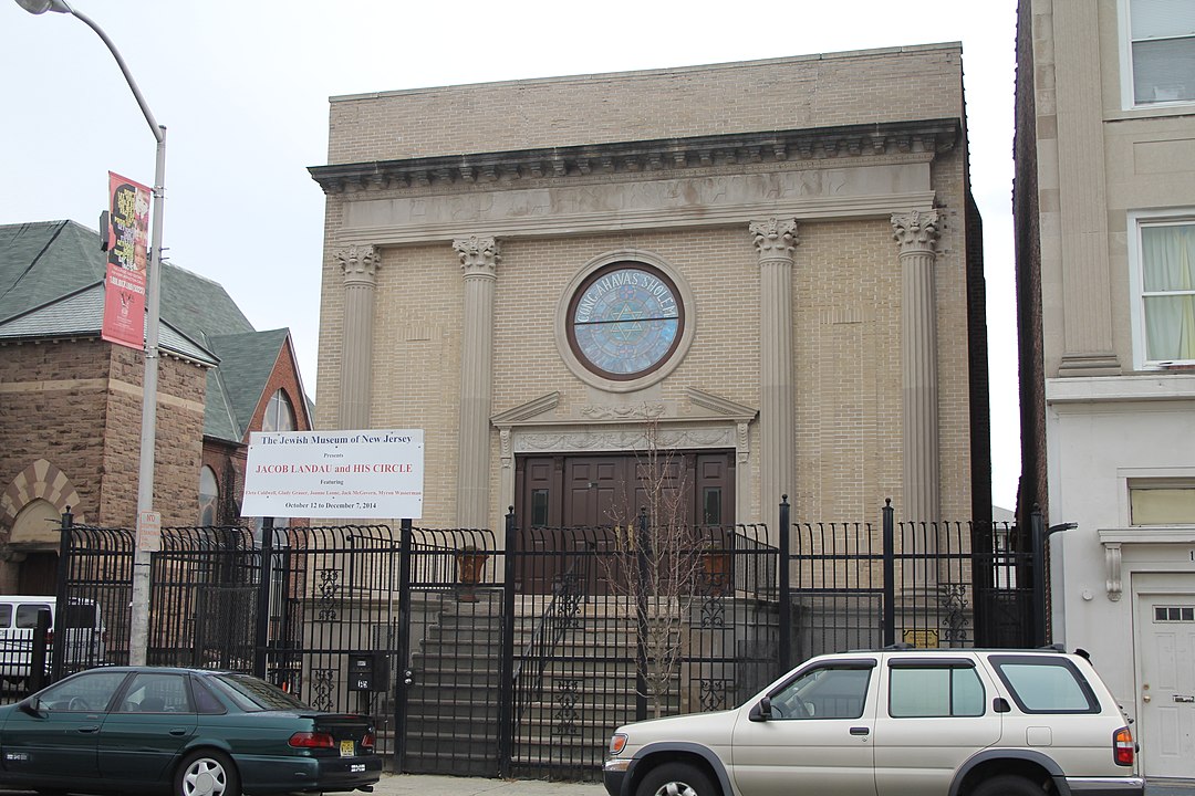Congregation Ahavas Sholom, 145 Broadway, Newark, New Jersey. Also houses the Jewish Museum of New Jersey. Built in 1923 and listed on the National Register of Historic Places (NRIS #00001530).