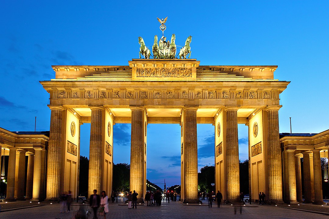 The Brandenburg Gate in Berlin, Germany