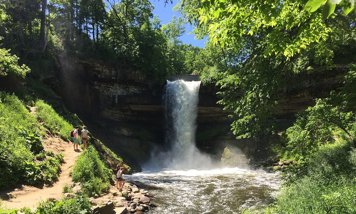 Established in 1889, Minnehaha Falls and the surrounding land was the second state park in the United States.